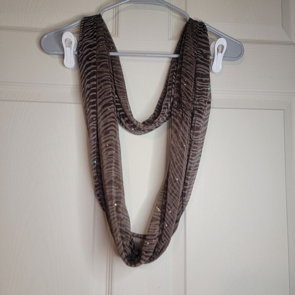 Brown Infinity Scarf